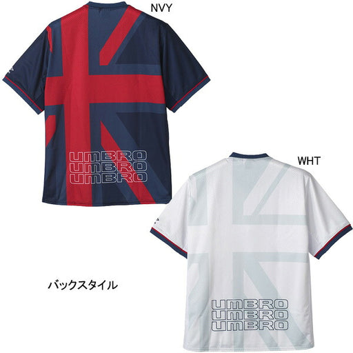アンブロumbro100周年限定コレクションゲ−ムシャツUUUXJA00サッカーフットサルカジュアルプラクティスシャツ半袖メンズ
