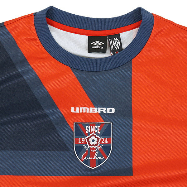 アンブロumbro100周年限定コレクションゲ−ムシャツUUUXJA00サッカーフットサルカジュアルプラクティスシャツ半袖メンズ