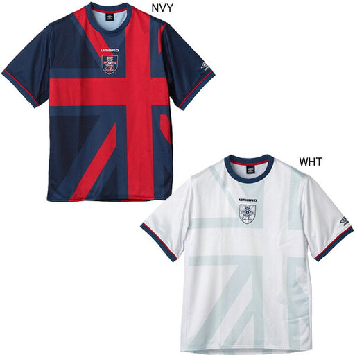 アンブロumbro100周年限定コレクションゲ−ムシャツUUUXJA00サッカーフットサルカジュアルプラクティスシャツ半袖メンズ