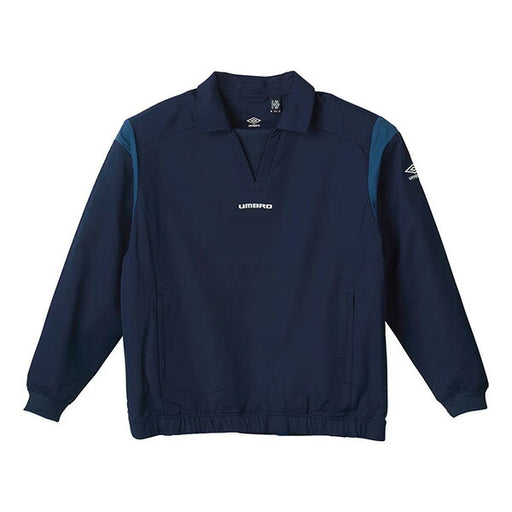 【ショップ限定エントリーでさらに+9倍】アンブロumbro100周年限定コレクションドリルトップUUUXJK00サッカーフットサルカジュアルプルオーバートレーニングトップネイビーメンズ