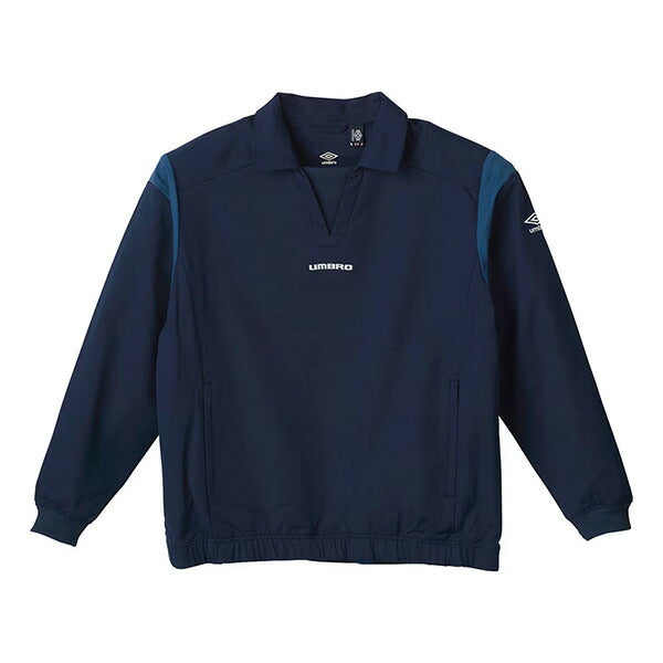 【ショップ限定エントリーでさらに+9倍】アンブロumbro100周年限定コレクションドリルトップUUUXJK00サッカーフットサルカジュアルプルオーバートレーニングトップネイビーメンズ