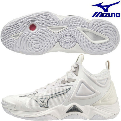【ショップ限定エントリーでさらに+9倍】ミズノMIZUNOウエーブモーメンタム3MIDバレーボールバレーシューズユニセックス中学生高校生部活練習試合V1GA2317-51