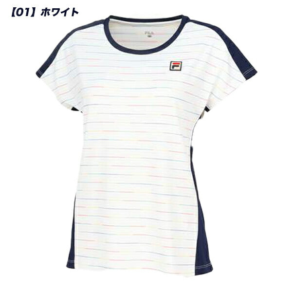 【ショップ限定エントリーでさらに+9倍】フィラFILAテニスレディースTシャツ半袖シャツテニスウェアスポーツウェアVL2800