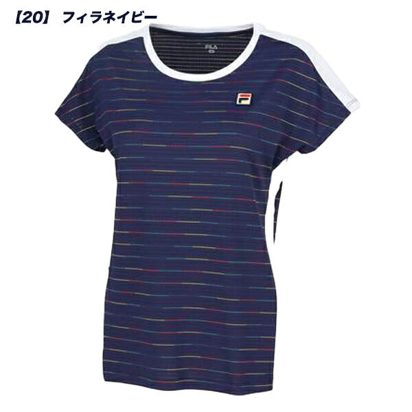 【ショップ限定エントリーでさらに+9倍】フィラFILAテニスレディースTシャツ半袖シャツテニスウェアスポーツウェアVL2800
