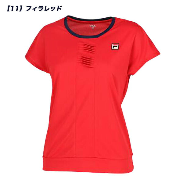 【ショップ限定エントリーでさらに+9倍】フィラFILAテニスレディースゲームシャツTシャツ半袖シャツテニスウェアスポーツウェアVL2820