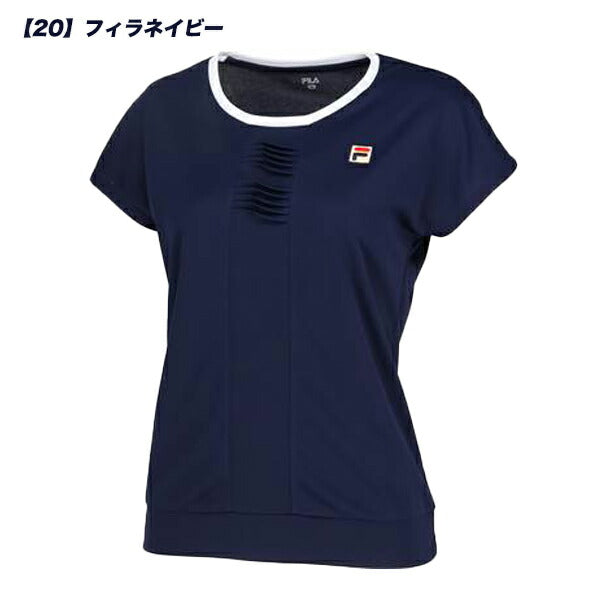 【ショップ限定エントリーでさらに+9倍】フィラFILAテニスレディースゲームシャツTシャツ半袖シャツテニスウェアスポーツウェアVL2820