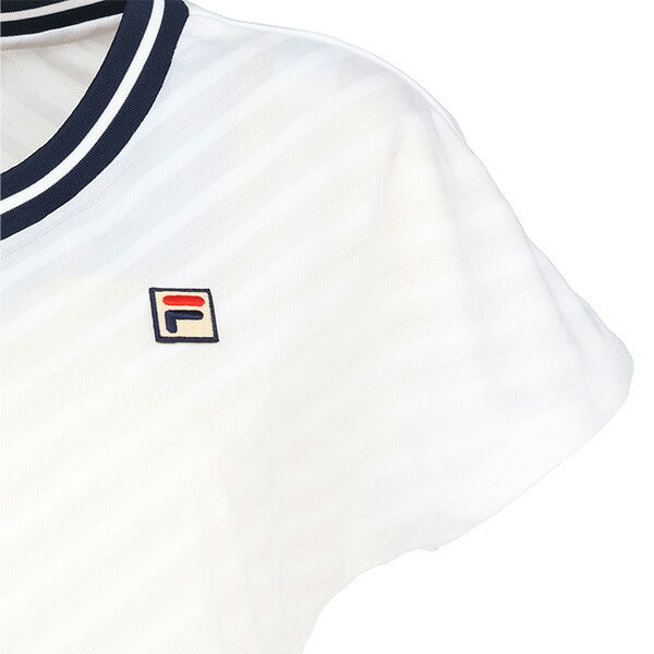 【ネコポス送料無料】フィラFILAレディーステニスウェアゲームシャツTシャツ半袖VL2864
