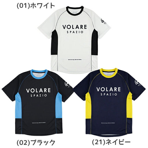 【ネコポス送料無料】spazioスパッツィオバレーボールゲームシャツメンズレディースVolareバレープラシャツ1VS-0010