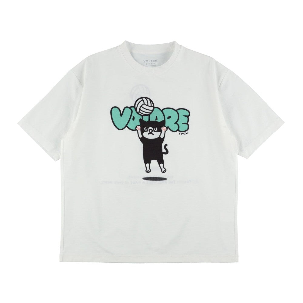 【ネコポス送料無料】spazioスパッツィオバレーボールゲームシャツメンズレディースPippoトスTシャツVS-0024