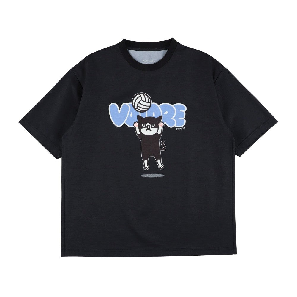 【ネコポス送料無料】spazioスパッツィオバレーボールゲームシャツメンズレディースPippoトスTシャツVS-0024