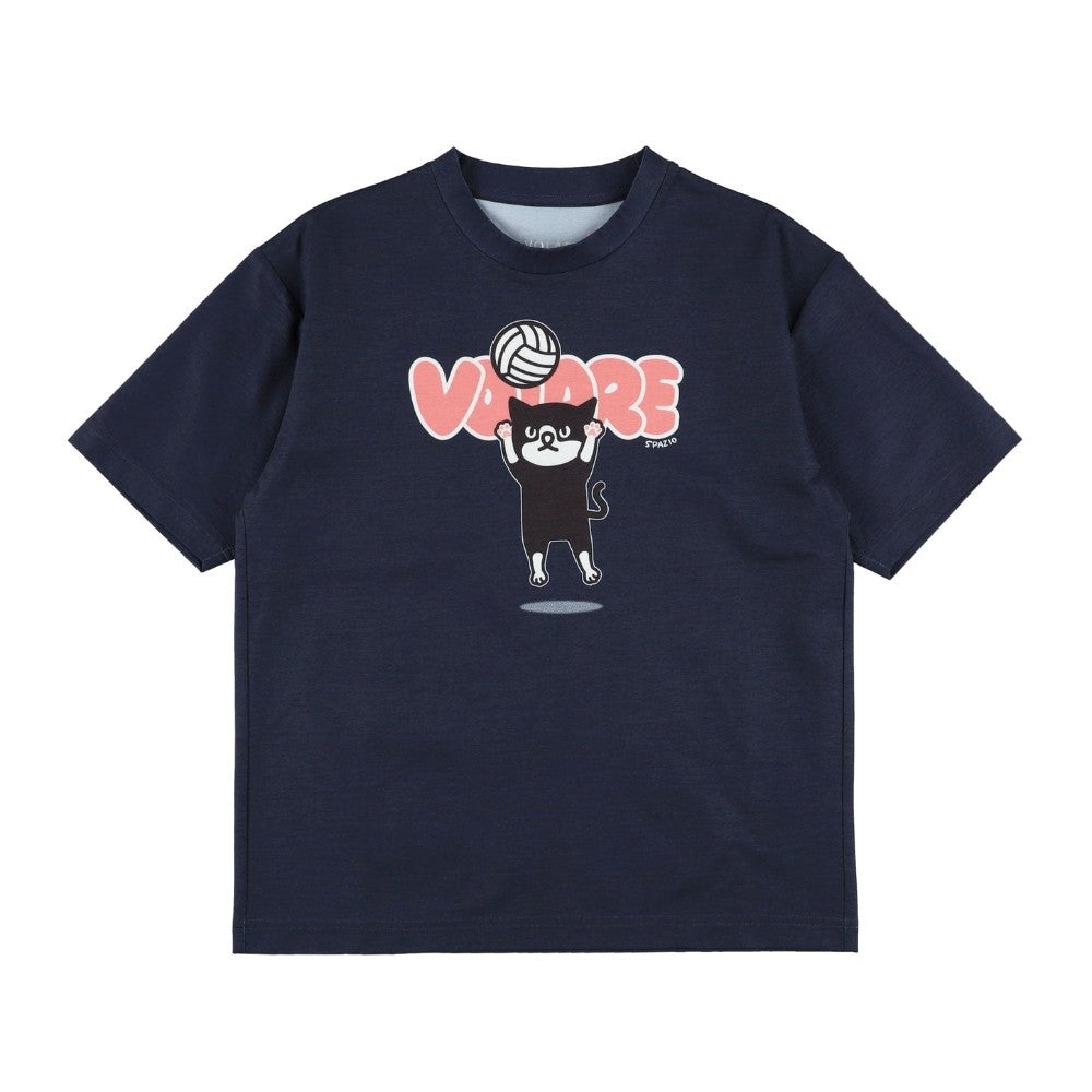 【ネコポス送料無料】spazioスパッツィオバレーボールゲームシャツメンズレディースPippoトスTシャツVS-0024