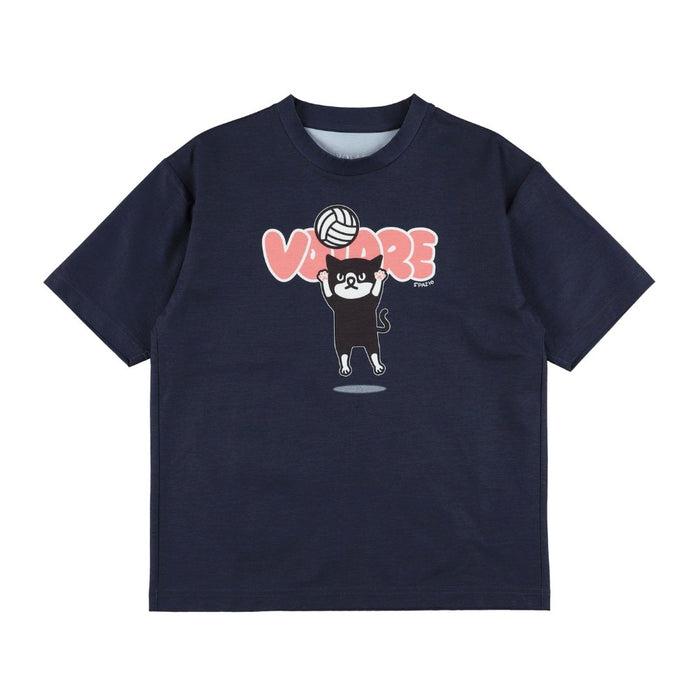 【ネコポス送料無料】spazioスパッツィオバレーボールゲームシャツメンズレディースPippoトスTシャツVS-0024