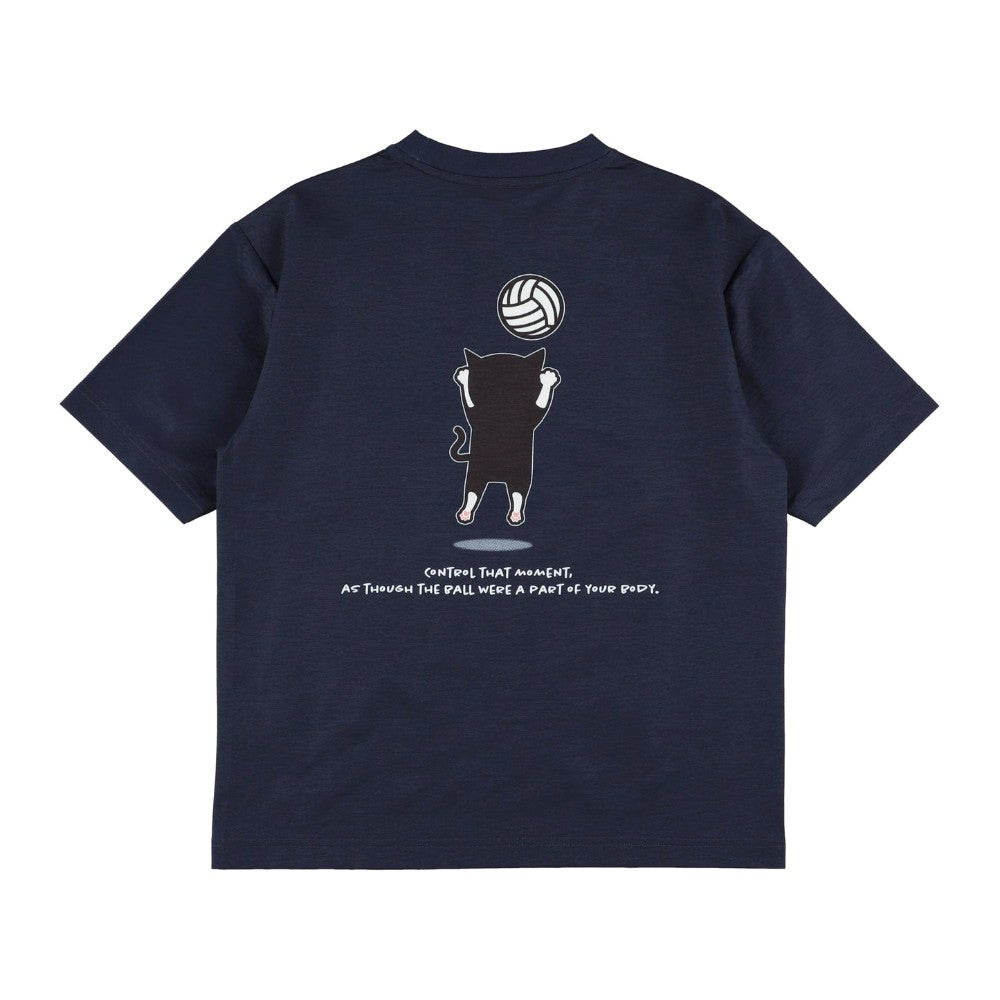 【ネコポス送料無料】spazioスパッツィオバレーボールゲームシャツメンズレディースPippoトスTシャツVS-0024