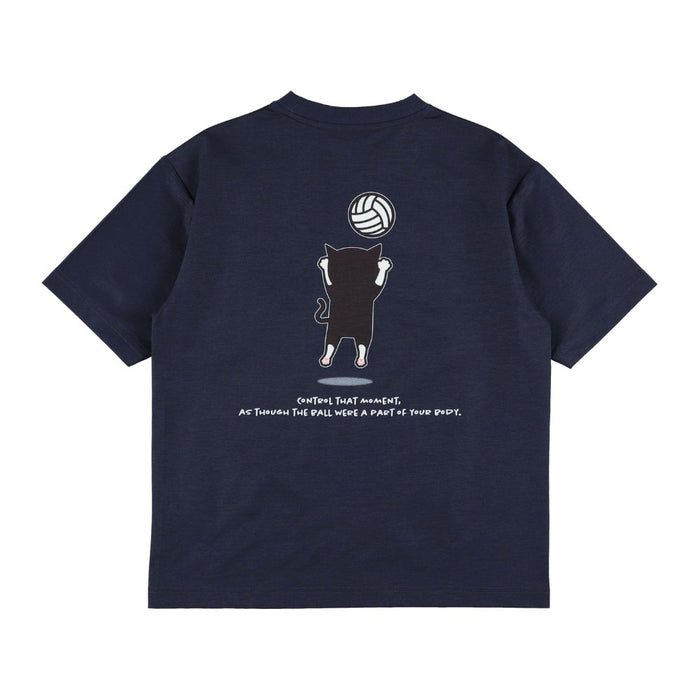 【ネコポス送料無料】spazioスパッツィオバレーボールゲームシャツジュニアJr.PippoトスTシャツVS-0025