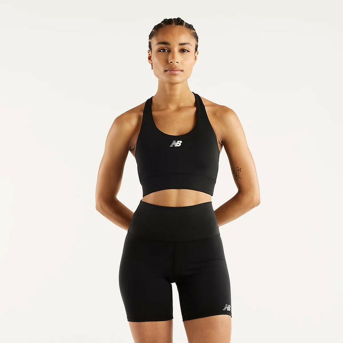 【ネコポス送料無料】ニューバランスNEWBALANCEスポーツブラテックトレーニンググラフィックブラレディース大人クロスバックWB6262D6