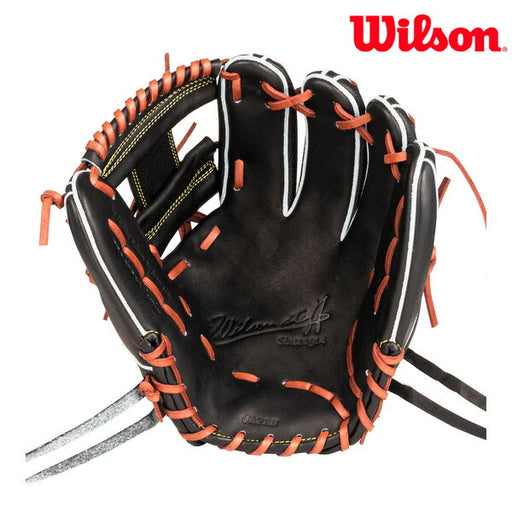 ウイルソン硬式グローブグラブ内野手用ウィルソンスタッフデュアル右投げ用高校野球対応86型HウェブWBW101064