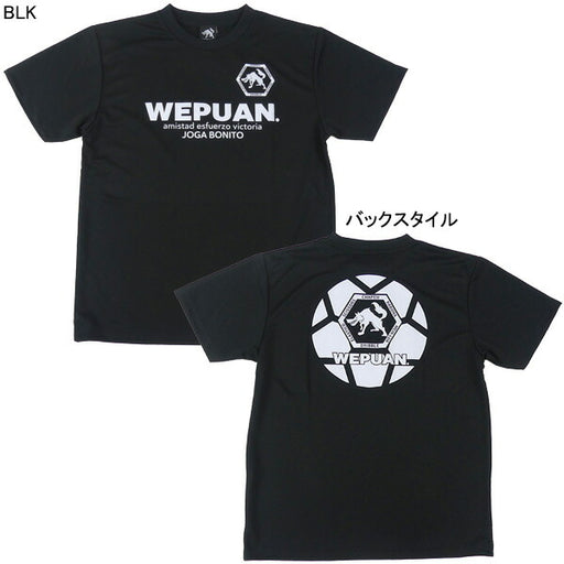 【ショップ限定エントリーでさらに+9倍】【ネコポス送料無料】ウエプアンWEPUANWEPサッカーボールプラWEAR-S3サッカーフットサルプラクティスシャツTシャツ半袖練習着メンズ