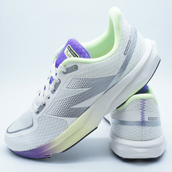 DynaSoftFlashv7ニューバランスNewBalanceWFLSH2NL-Bホワイトレディースランニングシューズ