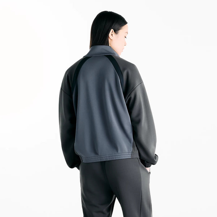 ニューバランスNEWBALANCEトラックジャケットニットトラックジャケットレディース大人吸湿速乾保温ダブルニットリラックスフィットWJ62Z29U-MGT