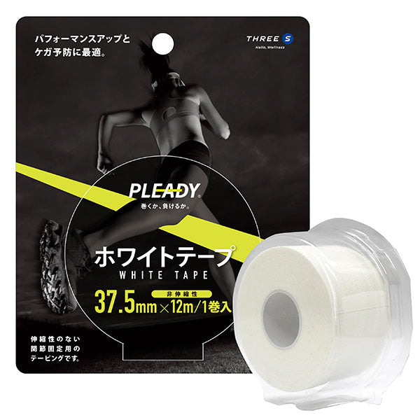 プレディPLEADYホワイトテープブリスターパック37.5mmWT-BP375サッカーフットサルテーピング