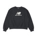 ニューバランスNEWBALANCEスポーツレディーススウェット長袖SportEssentialsStackedLogoフレンチテリークルー裏毛25FWWT41503
