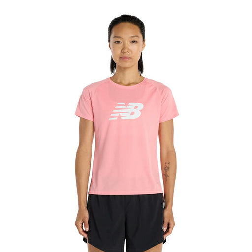 【ネコポス対応可】ニューバランスNewBalanceロゴTシャツレディース半袖シャツWT61V85C-AA6