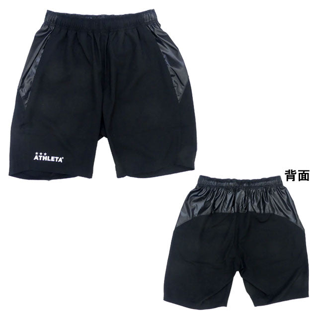 【ネコポス送料無料】アスレタATHLETA別注ポケ付プラクティスパンツYW157サッカーフットサルサッカーパンツハーフパンツ練習メンズ