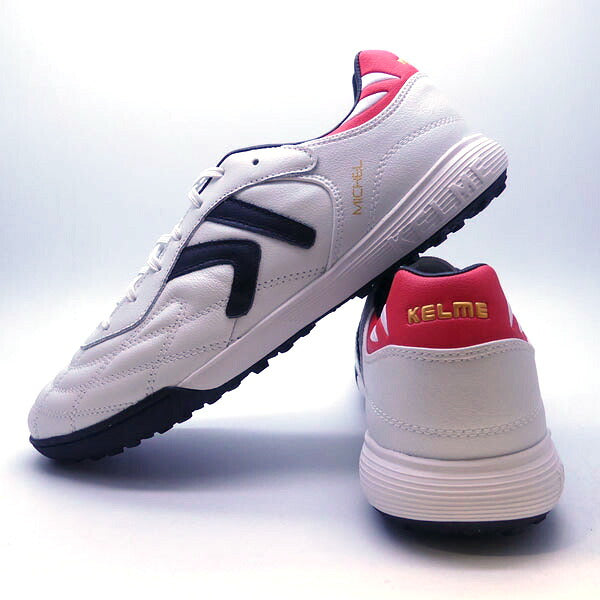 MICHELTFケルメKELMEZX80011017-107ホワイト×ブラックサッカートレーニングシューズ